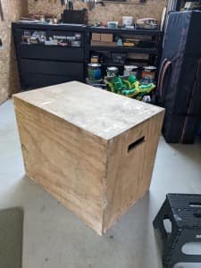 Cross fit 3 in 1 wooden plyometric box 