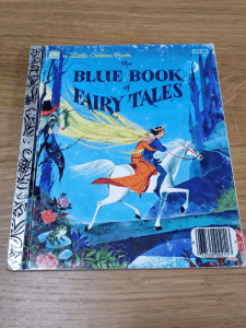 Little Golden Book, The Blue Book of Fairy Tales, hardcover, can post