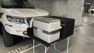 Waeco fridge/ freezer and storage box for Prado GXL 150 Series