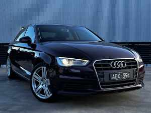 2014 Audi A3 8V MY14 Attraction S Tronic Red 7 Speed Sports Automatic Dual Clutch Sedan