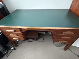 Office Desk with Six Drawers