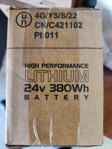 MGI 24V 380Wh battery 
