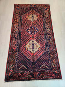 Persian handmade soft wool Hamedan rug 200×100 cm No: 63