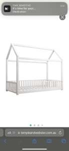 Kids Wooden house bed - Single