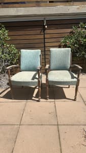 2 sitting chairs in desperate need of tlc