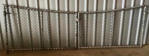 Double Wire Mesh Gates - 780-890mm High x 2700mm Wide (Total)