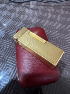 Alfred Dunhill gold plated lighter collector’s item