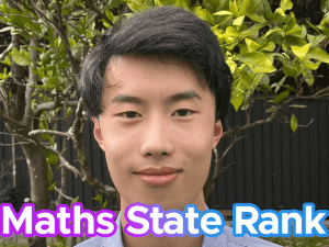 Maths 𝗦𝗧𝗔𝗧𝗘 𝗥𝗔𝗡𝗞🌕99.85 ATAR🌕From 198th to 2nd in Maths🌕