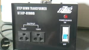 8ZED 1000W 240V to 110V / 120V Step Down Transformer US to AUS Voltage