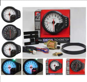 Apexi DECS Tachometer - System Meter - El II RPM - 3 in 1 - Oil