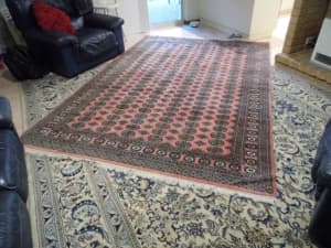 hand notted indian carpet/rug 3.16metersx2.2meters.