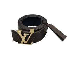 LOUIS VUITTON PVC Monogram 40mm LV Initiales Reversible Belt 90 36