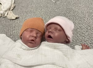 Reborn Dolls Twin A & B ($650 together or $350 seperate) 