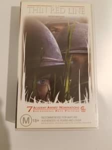 D0829 The Thin Red Line VHS Video Almost New