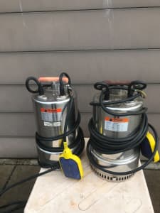 Submersible water pumps 
