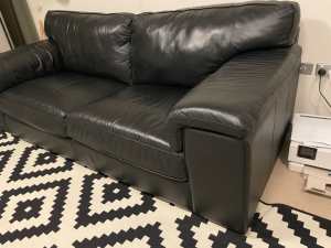 Genuine leather couch - 3 seats