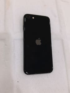 Black iPhone SE 2020 64Gb with comes warranty too