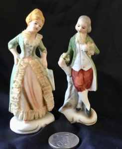 Two Antique figurines.