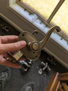Used internal passage set door handles - Gainsborough - Reduced