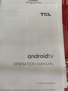 TCL 75 QLED TV item is sold