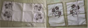 Vintage 4- piece Hand Embroidered Table Set Never been used