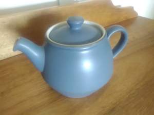Vintage Denby Teapot - Echo Blue in perfect condition