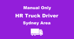 Manual HR Truck Driver