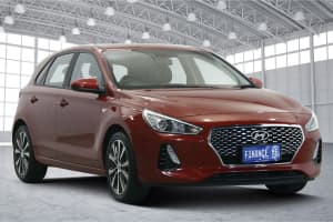 2018 Hyundai i30 PD2 MY18 Trophy Red 6 Speed Sports Automatic Hatchback