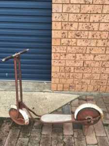 Vintage Childs Metal Scooter - Good Condition