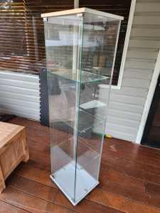 Free - Glass display cabinet - Must pick up from Kotara - No holds.