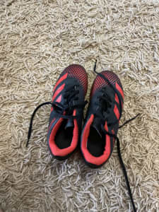 Red Adidas Soccer Boots