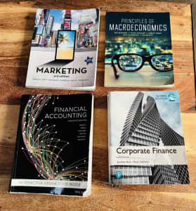 Marketing, Accounting and Finance University Textbooks - $20 each!