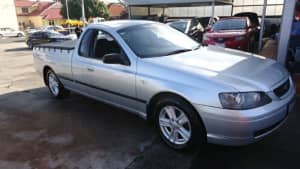 2004 Ford Falcon BA XL Super Cab Grey 4 Speed Automatic Cab Chassis