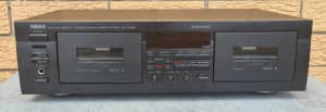 Yamaha KX-W392 Auto Reverse Stereo Double Cassette Deck