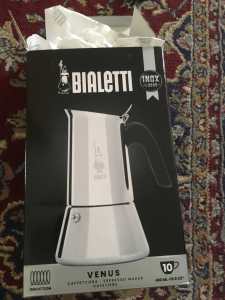 Bialetti Espresso maker stainless steel, like new
