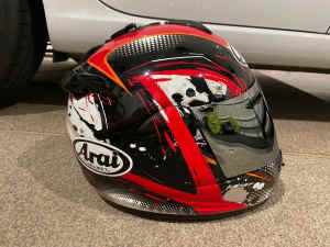 Motorbike helmet Arai with sena bluetooth and Domio Speaker