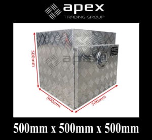 NEW Aluminium Storage For Trucks Under Tray Boxes 50x50x50 150052L