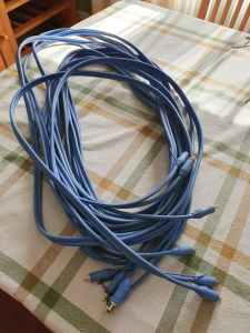 4 long Audio Cables (might suit budding rock band)
