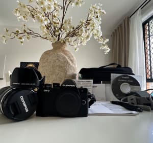 SLR Camera with lens