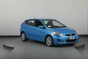 2017 Hyundai Accent RB5 Sport Blue 6 Speed Automatic Hatchback