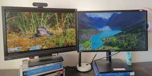 2 computer monitor