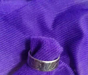 . 80% silver Australian Round fifty cent coin rings unique gift idea