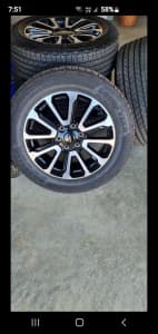 Brand new....2023 Ford ranger platinum wheels & tyres, make an offer.