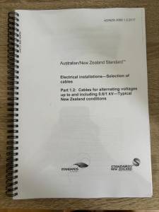 New Zealand Electrical Standards AS/NZS 3008 1.2 2017