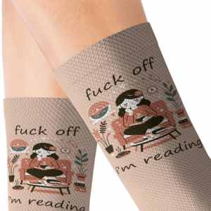 Im Reading socks for women, Funny Socks, Birthday gift ideas, Quirky
