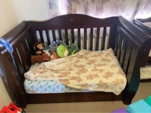 Boori Sleigh Cot and change table