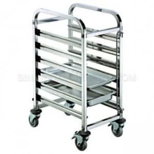 6 Level Gastronorm (Gn Pan) Trolley Suits Gn 2/1 & Gn 1/1 .