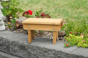 Wooden step stool display stand *sold pending pickup*