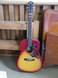 Red & Yellow Stagg Guitar