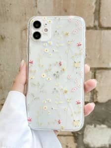 Ditsy Floral Clear Case Compatible With iPhone